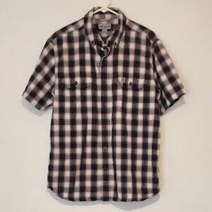 Carhartt Men's Short Sleeve Button-down Shirt Size Large